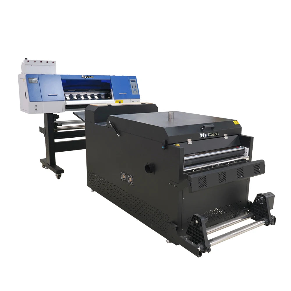MyColor China Dtf Digital CMYK+ White Dual Head 60cm Film DTF Printer T-shirt Printing Machine