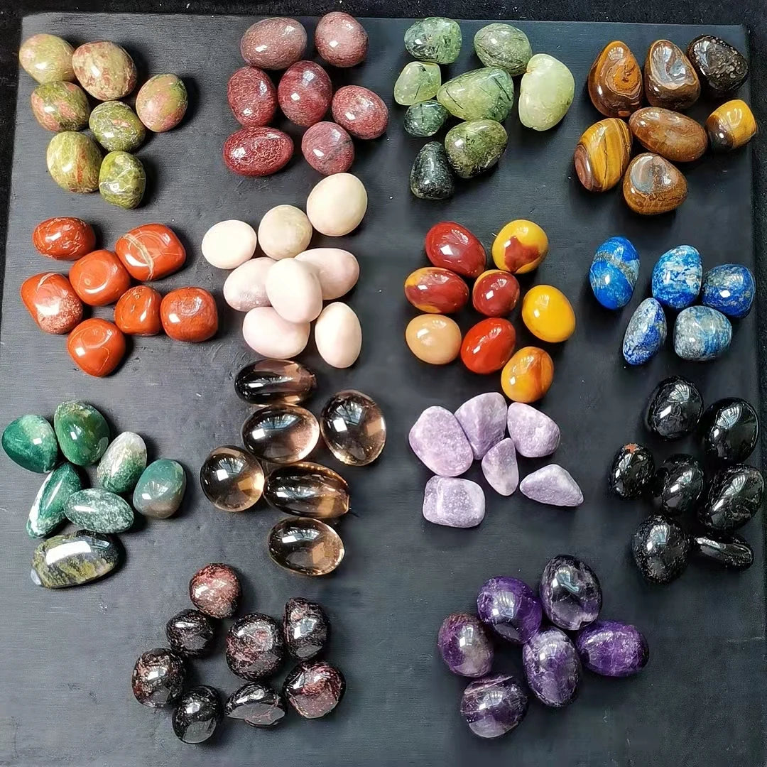 Natural Polished Gemstone Different Kinds of Tumble Stones Healing Crystals Stone for Energy Gift Decoration