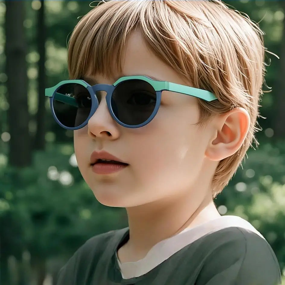 2025 Tendencia Unisex Kids Sunglasses TR90+TPEE UV400 Polarized Comfortable Butterfly Style Fashionable Eye Protection for Kids