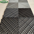 High Quality Interlocking Garage Flooring Tiles Modern Anti-Slip Design Indoor Workshops Car Washes Durable PP Vinyl