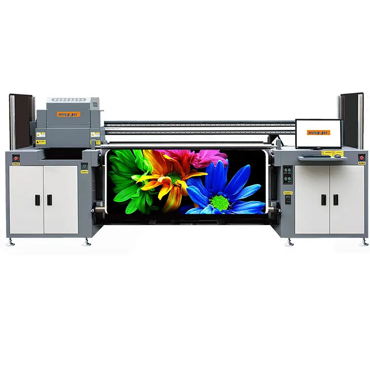 Hongsam Latex Printer Epson I3200 Print Head 1.8m  Inkjet Printer Latex Printer for Leather PVC PP Coated Paper Printing