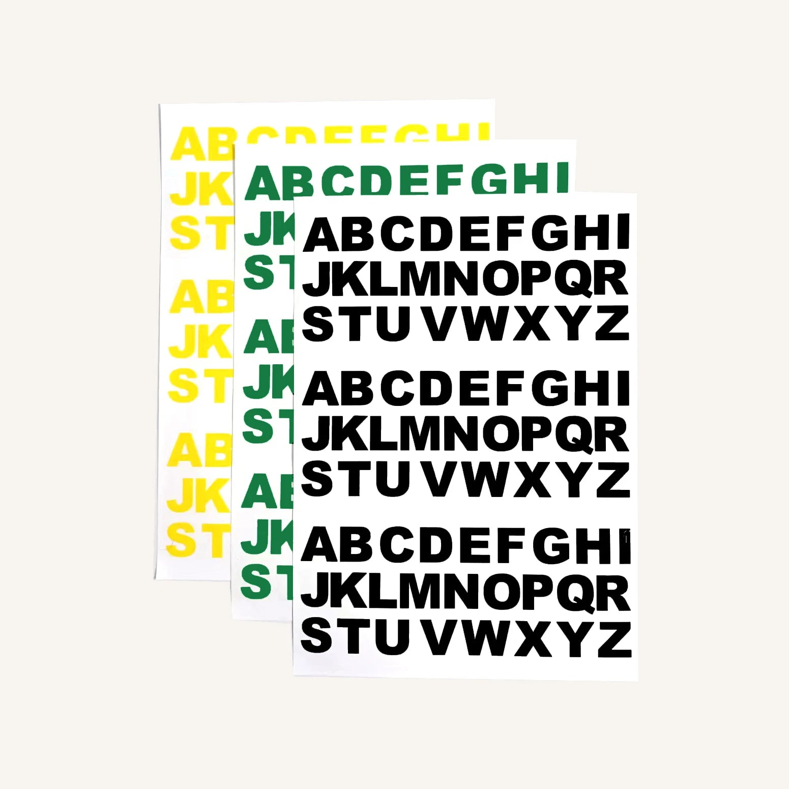 Premium Waterproof Self-Adhesive UV Resistant Mailbox Alphabet Letter Vinyl Decal Sticker Sheet 3+ Year Outdoor Life for