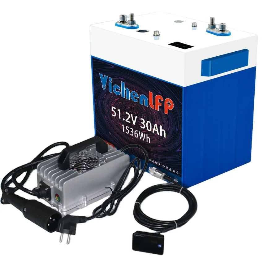 Yichen YCST-4830-E Golf Cart LiFePO4 48V 30Ah 51.2V Drop-in Replace GC2 Lead Acid Battery Pack CE Certified