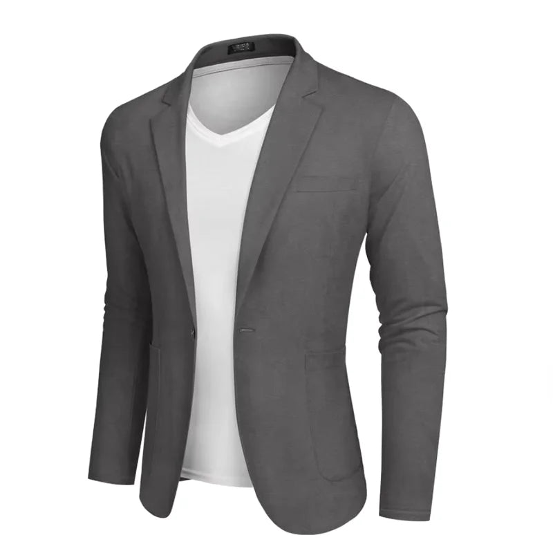 Men's Casual Sport Coat Jacket Custom Lightweight Wholesale Plus Size Casual Blazer for Men