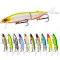 WEIHE 12cm 16.3g 10Colors Artificial Fishing Bait Lifelike Multi Jointed Lure for Saltwater Freshwater Pesca Baits