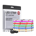 DC24V 12mm Width 896Leds/m Ultra Thin Color Changing Light FCOB COB Rgbw Led Strip