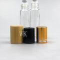 Frosted Design 6ml 8ml 10ml Mini Small Refillable Glass Perfume Bottle Roller Glass Serum Bottle Attar Bottle with Metal Lid
