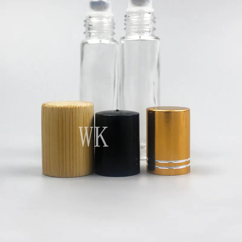 Frosted Design 6ml 8ml 10ml Mini Small Refillable Glass Perfume Bottle Roller Glass Serum Bottle Attar Bottle with Metal Lid