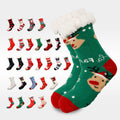 30 Colors Winter Warm Thick Coral Fleece Cozy Socks Fuzzy Crew Animal Cartoon Christmas Socks Gifts