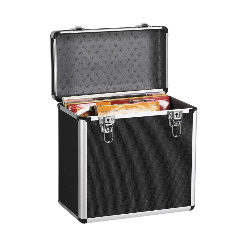 12'' Record Storage Storage Box Customized Vinyl LP Storage Case-50 Lps OEM & ODM Supported