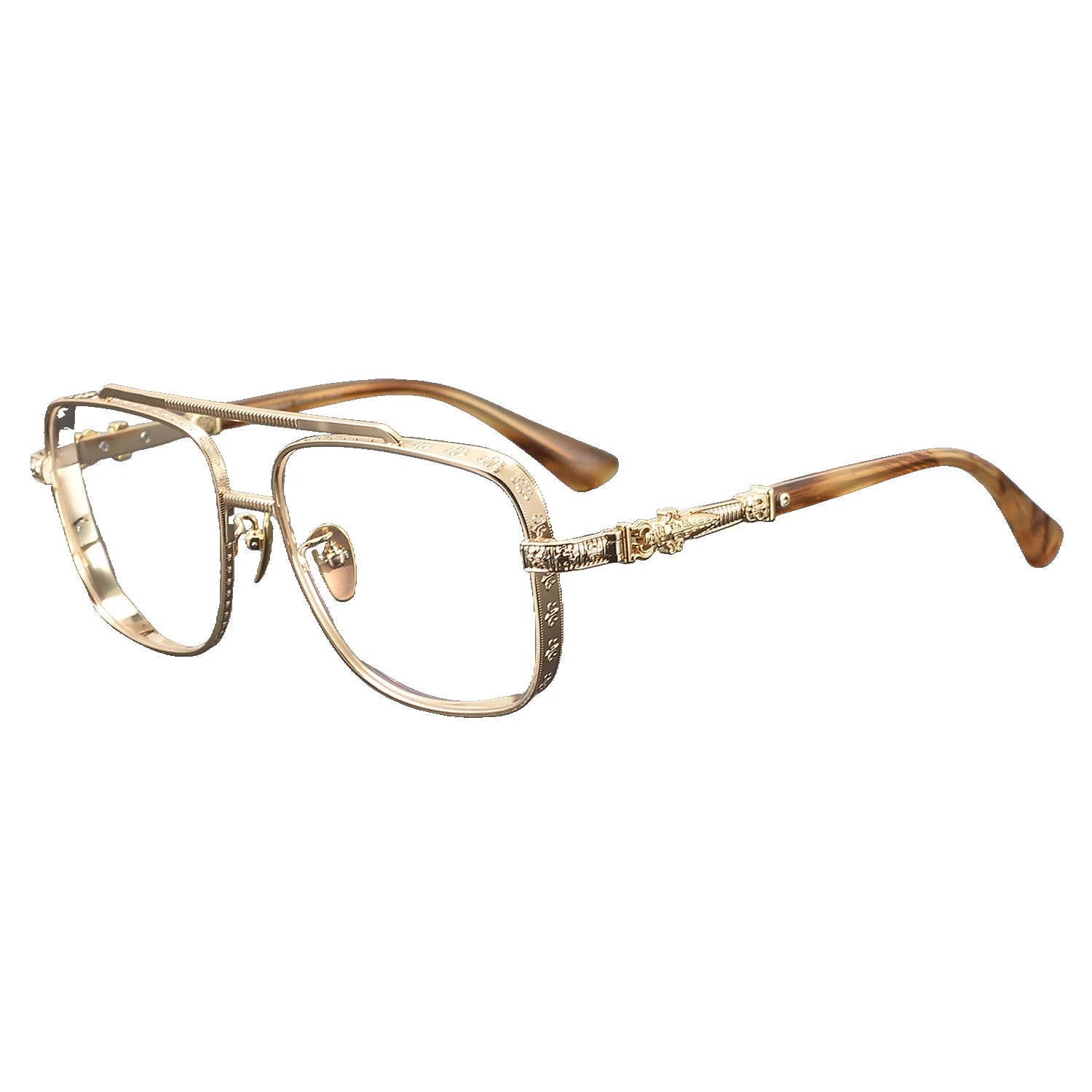 Factory Sale Various Pilot High-end Titanium Pilot Glasses Premium Pilot Titanium Luxury Brand Good Quality Glasses Custom Logo