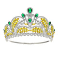 Bride Crown Beauty Pageant Crown for Queens Baroque Crystal Full Crown