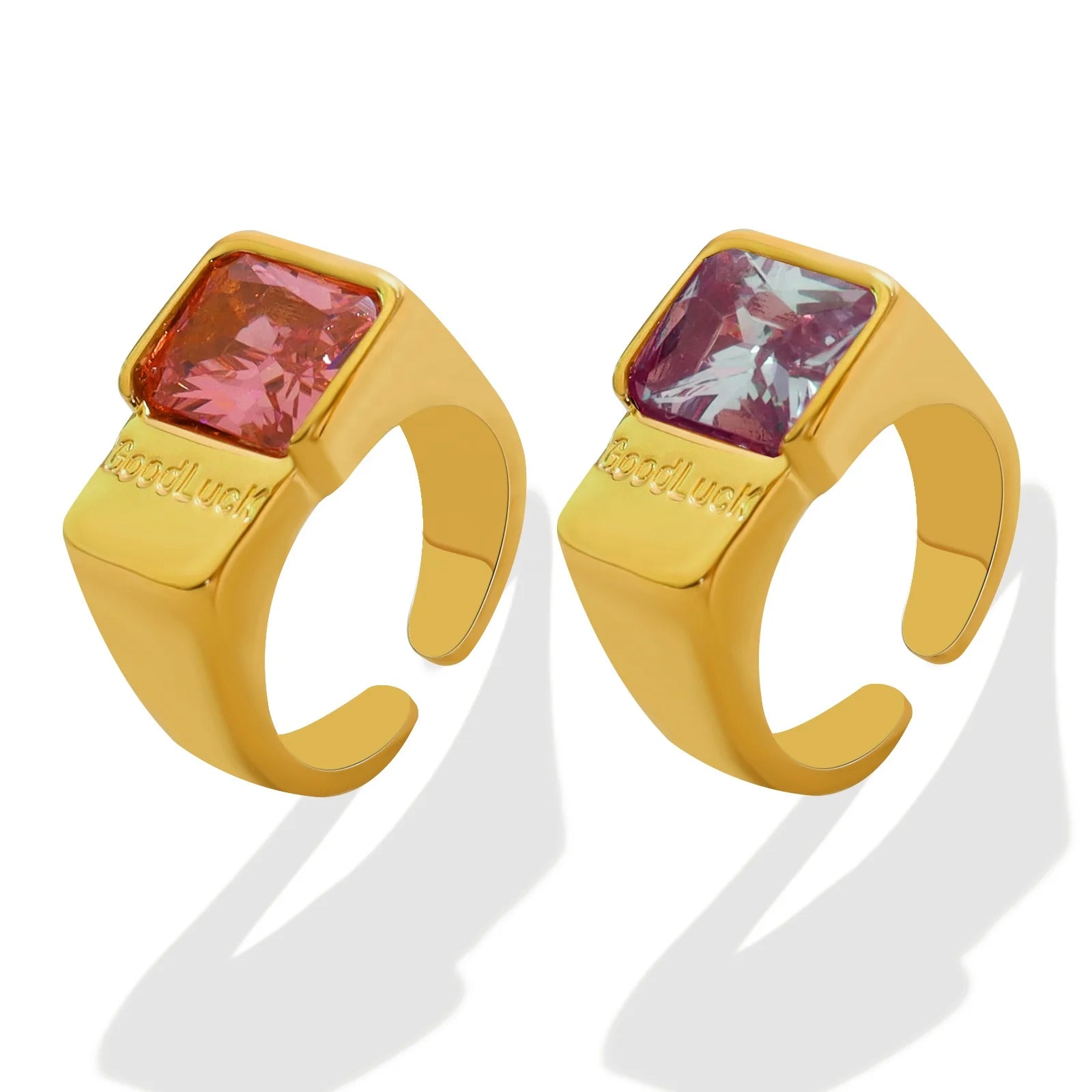 Latest Fashion Men's Women's Rose-Gold Plated Titanium Steel Rings Zircon Jewellery for Parties Anniversaries Oval Cut Diamond