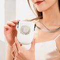 Factory OEM Custom Hang Neck Fan Portable Desktop Rechargeable USB Mini Air Cooler Hang Waist Fans 1200mAh Battery