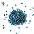 SS4-SS30 Wholesale Multiple Sizes Aquamarine Hotfix Self Adhesive Rhinestones Strass for Garment Accessories