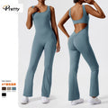 2024 New Arrivals Custom Logo One Piece Sports Yoga Jumpsuit High Waist Nylon and Spandex Sleeveless Yoga Jumpsuit for Women