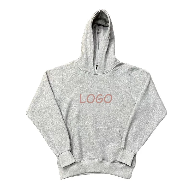 Unisex Hoodie Set Customizable Logo Men's Heavyweight Oversized Jogger Cotton Colorful Print Anti-Wrinkle Embroidered OEM Supply