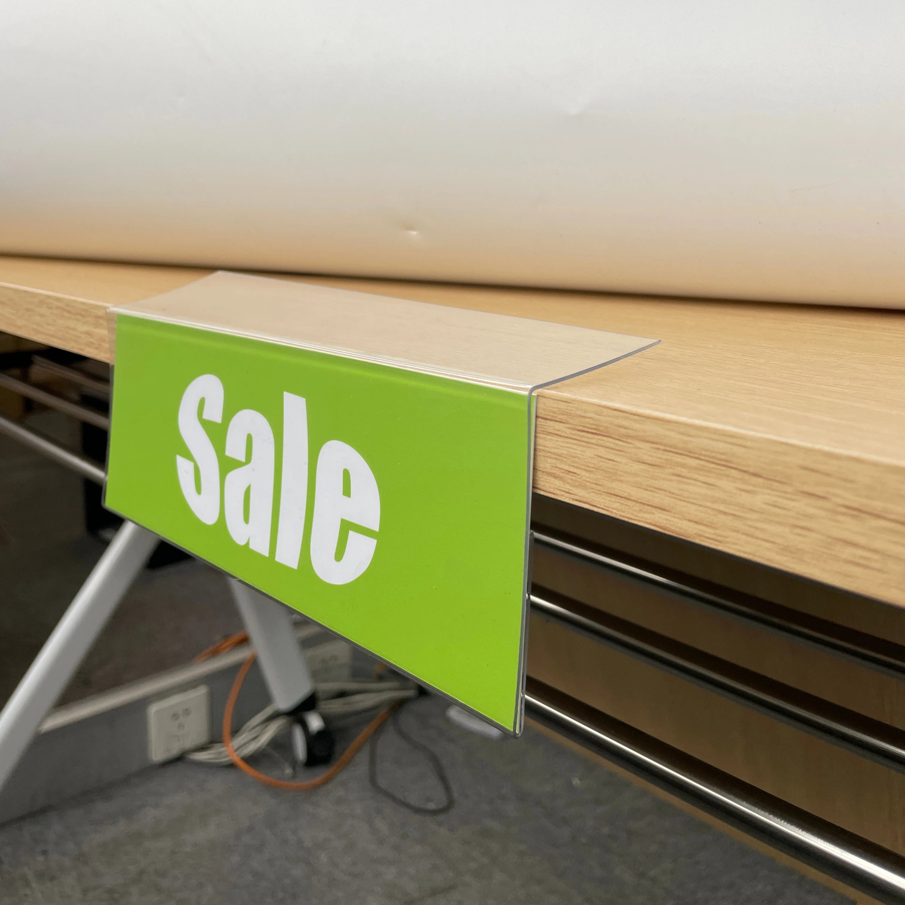 Hookei Supermarket Hooks Price Tags Shelves Plastic Tags Transparent Product Labels Paper Tags and Card Strips
