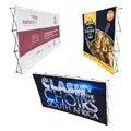 Custom Wall Banner Fabric Polyester Indoor Booth Exhibition Trade Show Pop up Advertising Display Stand