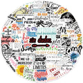 50Pcs VSCO Spanish Inspirational Phrases Graffiti Stickers for Book Laptop Vinyl Motivational Sticker