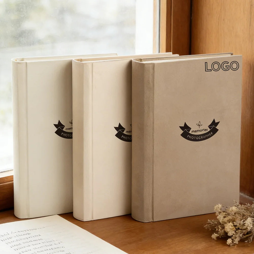Wholesale Premium Photo Album Slip In Pages With Writing Space 100 Pages For Multiple Photo Custom Logo Memory Book Scrapbook