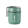 Madou 304 Stainless Steel Bento Lunch Box with Hot Food Flask Soup Cup Thermos Vacuum Spoon-for Working Kids and Camping