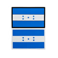 Honduras Flag Patch PVC Rubber National Flag Customizable OEM American Flags Clothes Debossed Lace Soft Cloth Felt 3D Custom