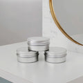 Cosmetic Packaging Skin Care 5ml-300ml Tin Box Container Wax Can Aluminum Jar Screw Cap