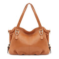 Custom Designer Women's Casual Genuine Cow Leather Tote Handbags Stylish for All Seasons with Zipper Closure
