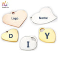 Blank Heart Style Custom Pendant Stainless Steel Pendant Use for Necklace/Keychain/Bracelets and Keychain