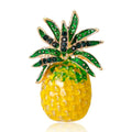 DRAF002 Fashion Enamel Brooches Women Fruit Pineapple Brooch Europe and America Jewelry Wholesale
