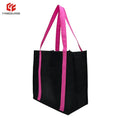 Fashionable Reusable Die Cut Grocery T-Shirt Non-Woven Shopping Bag with Laminated Fabric for Shopping & Storage