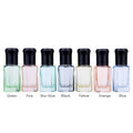Wholesale 3ml 6ml Cosmetic Perfume Roller Roll on Bottle Mini Octagonal Shape Attar Essential Oil Glass Bottle