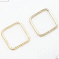 NO Tarnish GF 14K Gold Filled Square Jump Rings Open Closed for Earring Making Jewelry Findings Accessories