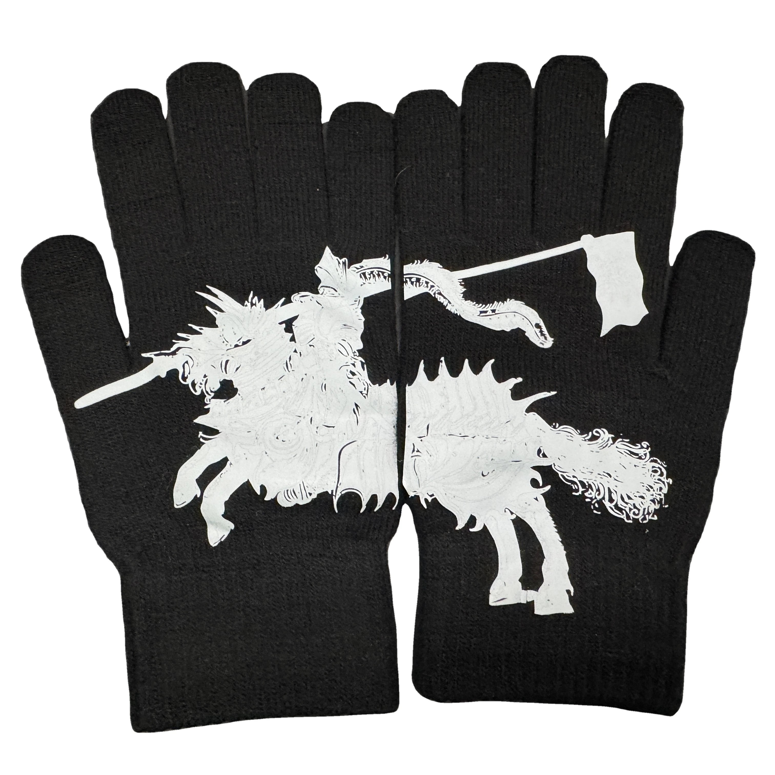 Promotional Custom logo Printing Winter Acrylic Gloves for Adult