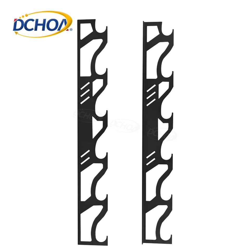 DCHOA Custom Logo Alloy Steel Wall Mount Storage Rack with Vinyl Roll Display Rack