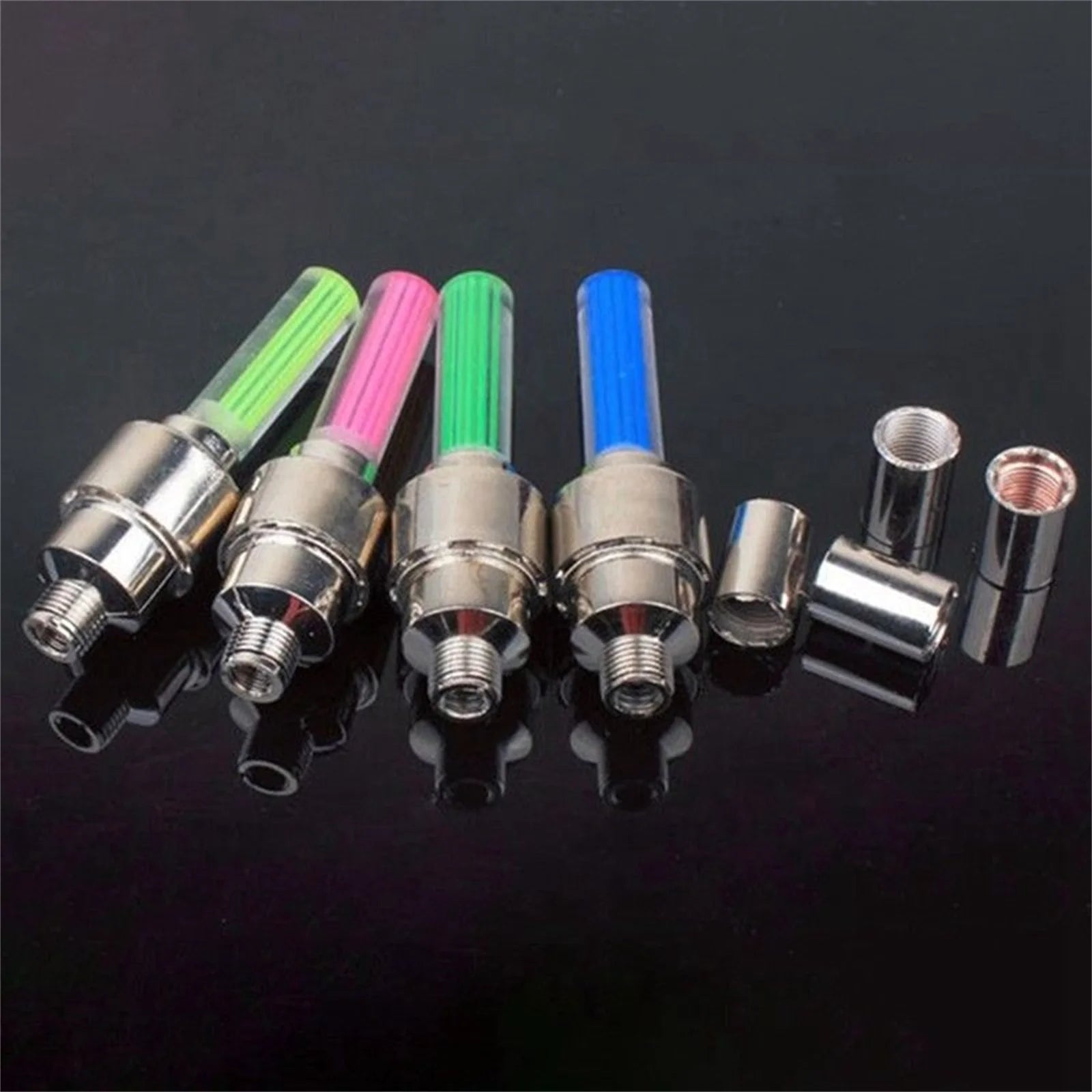 Flashing Waterproof LED Wheel Light Bike Tyre Valve Lights for Car Bicycle Motorcycle
