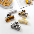 Korean Multicolor Acetate Large Claw Hair Clip 7.5CM Ins Hollow Out Hair Claw Multicolor Hair Accessories