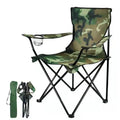 Outdoor Furniture Lightweight Steel Frame Cup Holder Carrying Bag Foldable Camping Chair Beach Fishing Folding Chair