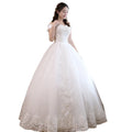 Luxury Wedding Dresses 2023 Lace One-shoulder Floor Length Short Wedding Dress Ball Gown Wedding Dress
