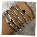 VKME 6Pcs/Set Star Bracelet Set for Women Jewelry Wholesale