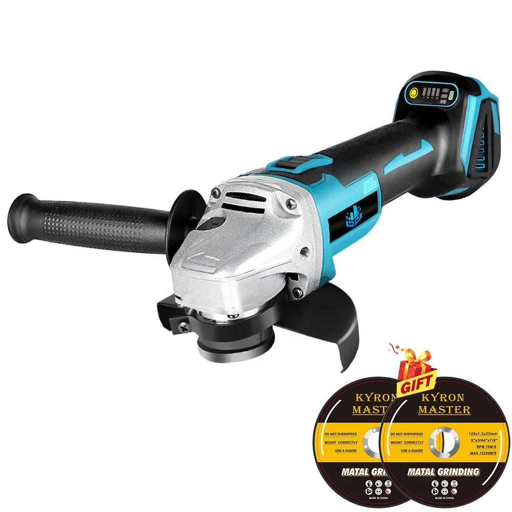 Best Quality Industrial Grade Promotional Portable Mini 20V Brushless Cordless Electric Angle Grinder Trigger Switch