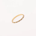 Fenny Tarnish Free Stylish Fine Luxury Micro Zirconia Pave Ring Trendy for Women Tarnish Free Wholesale Stainless Steel Jewelry