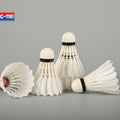 Shuttlecock Factory Aeroplane EG1130 Class a Goose Feather Good Quality BWF Approved Professional Lingmei 90 Pro Racket Badminton Shuttlecock Good a