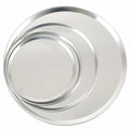 Kitchenware 1.0 mm Pizza Pan 6''-20'' Aluminum Alloy Coupe Style Round Baking Tray for Pizza