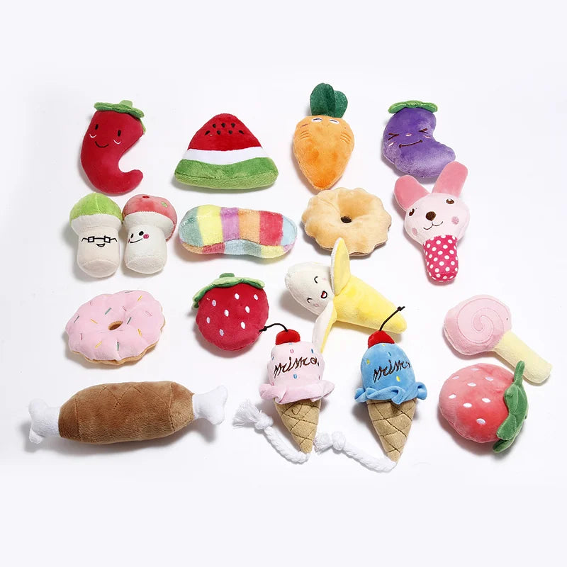 Amaz Top Selling Wholesale Eco-Friendly Custom Dog Squeaky Plush Chew Toys with Custom Sizes