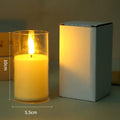 LED Electronic Candle for Wedding Decoration Acrylic Glass Candle Light LED Electronic Candle