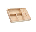 JUNJI Tarot Card Case Display Stand for Witch Divination Tools Wooden Tarot Box