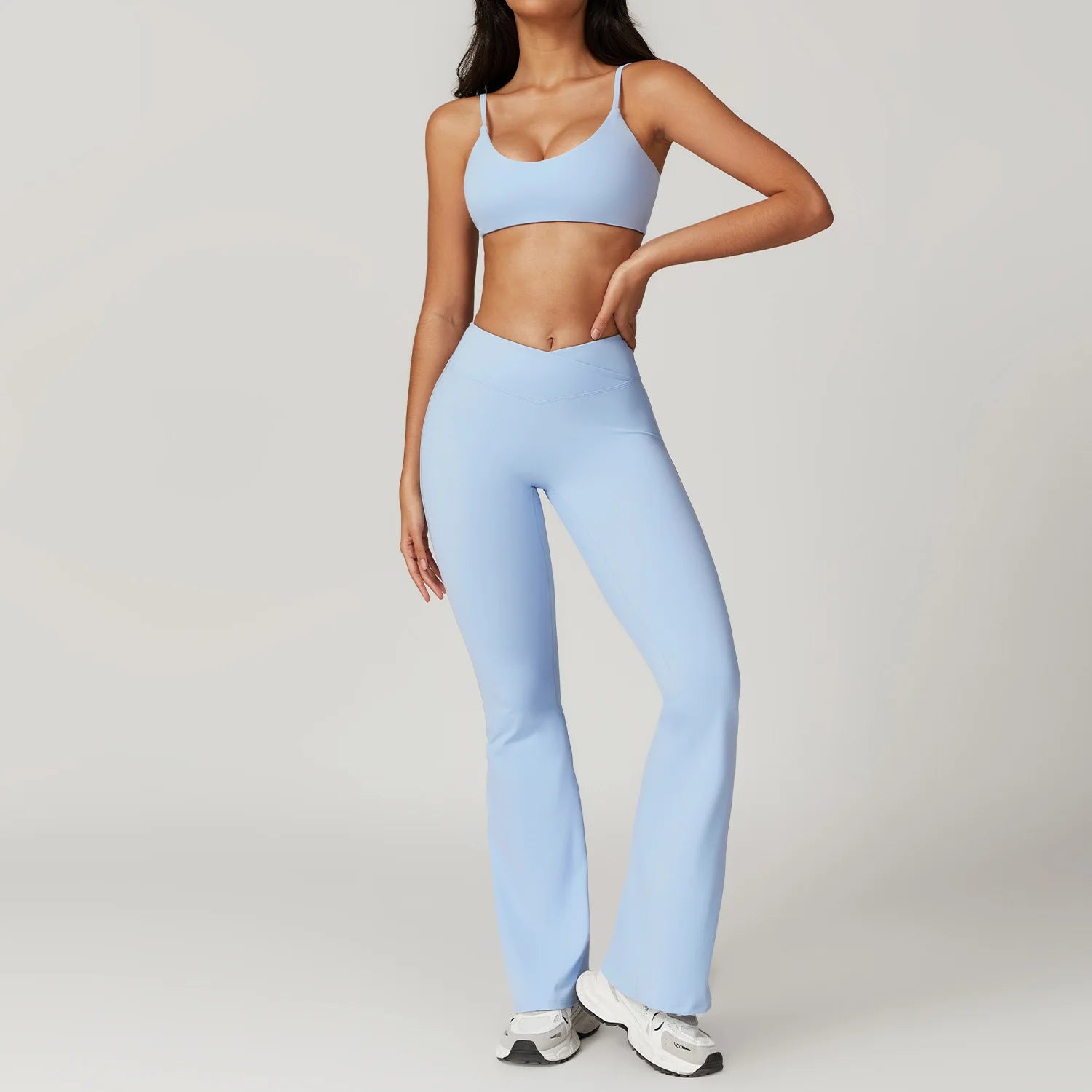 Quick-Drying Athletic Wear Casual Sports Fitness Set-Skinny Yoga Shorts Sleeve Tshirts Solid Environmentally Friendly Recycling