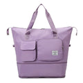 Fashionable Women's Gym Sport Travel Bag Large Capacity Waterproof Foldable Bag Dry Wet Separation Oxford Material Zipper